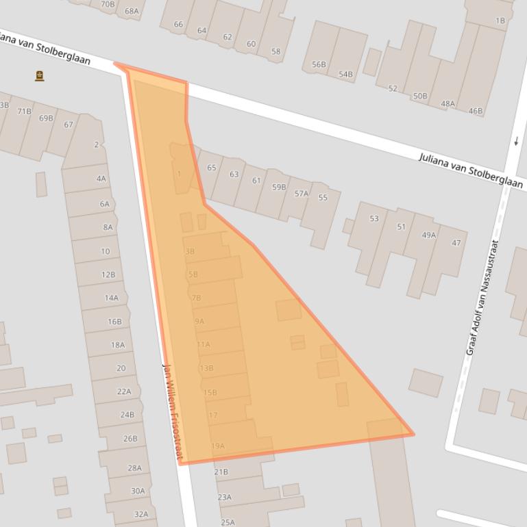 Kaart van postcodegebied 3051EH.