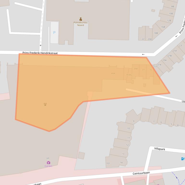 Kaart van postcodegebied 3051EN.