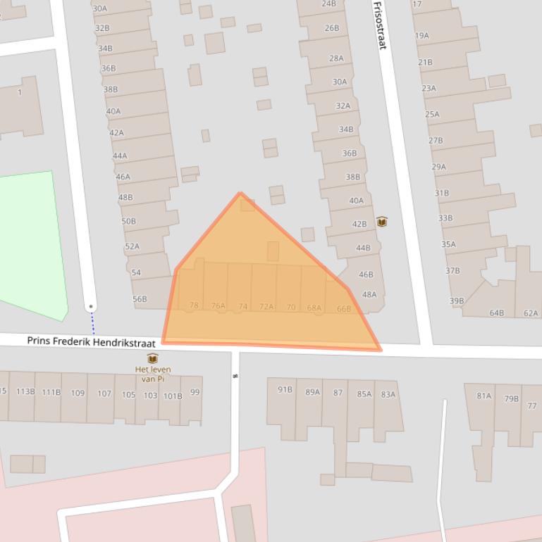 Kaart van postcodegebied 3051ET.