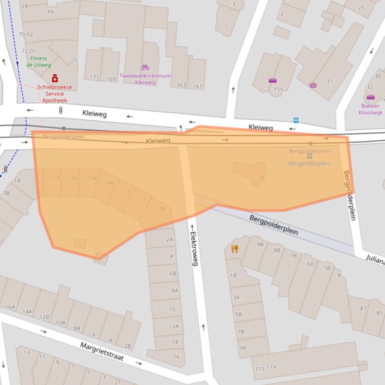 Kaart van postcodegebied 3051GB.