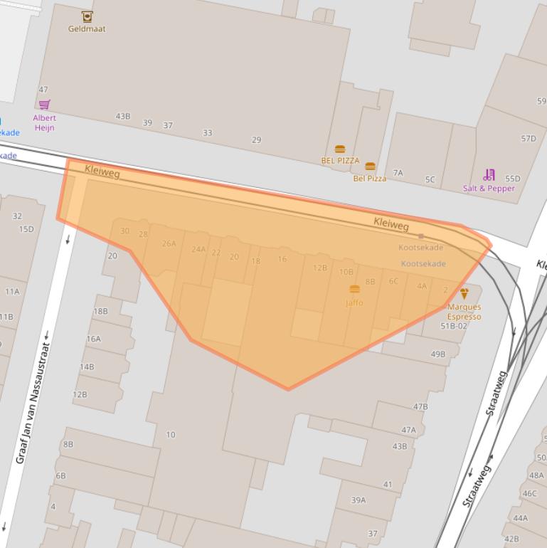 Kaart van postcodegebied 3051GR.