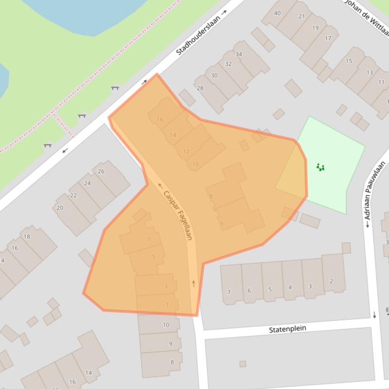 Kaart van postcodegebied 3051HC.