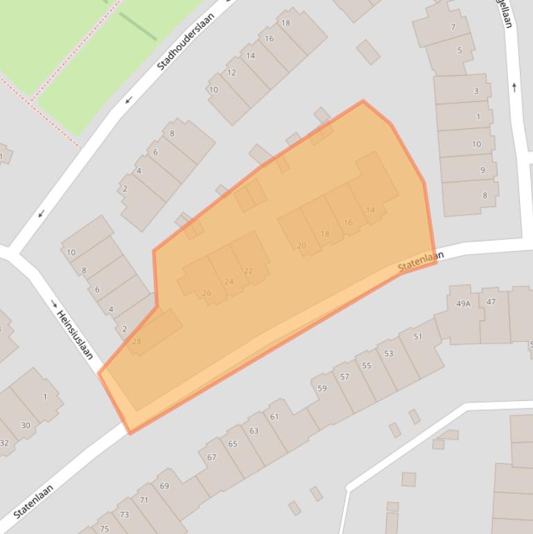 Kaart van postcodegebied 3051HP.