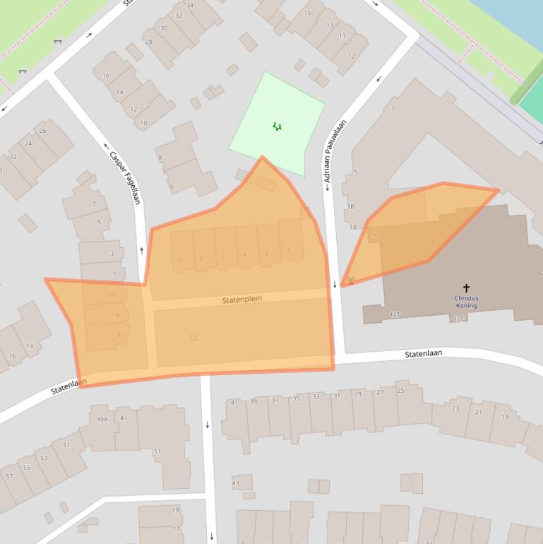 Kaart van postcodegebied 3051HS.