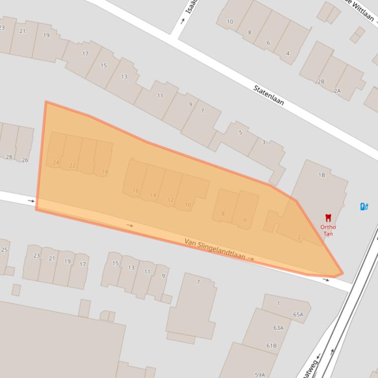 Kaart van postcodegebied 3051HW.