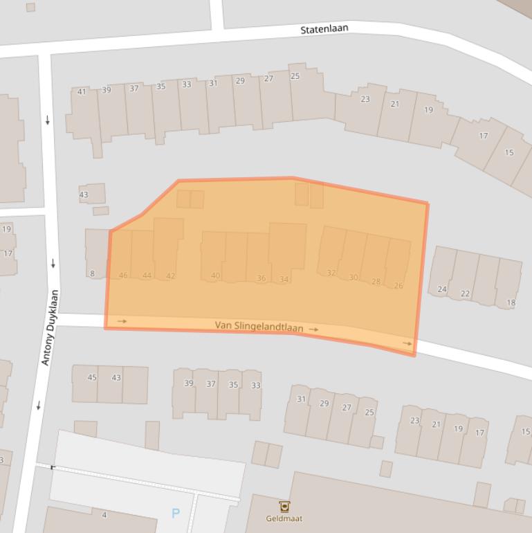 Kaart van postcodegebied 3051HX.