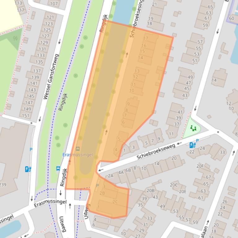 Kaart van postcodegebied 3051JL.