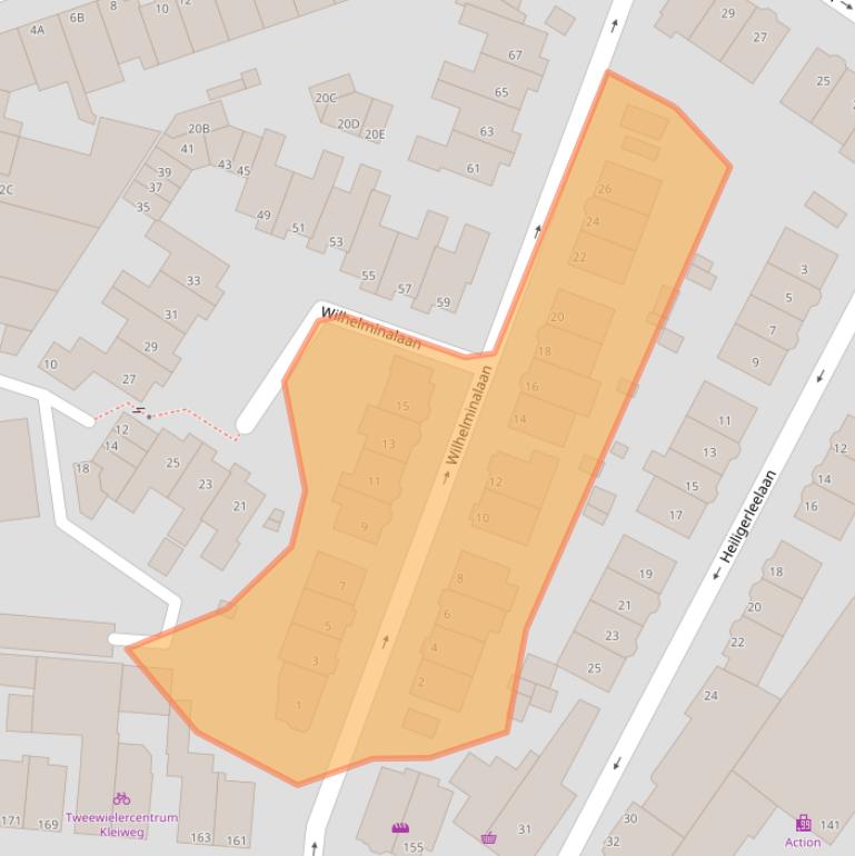 Kaart van postcodegebied 3051JS.