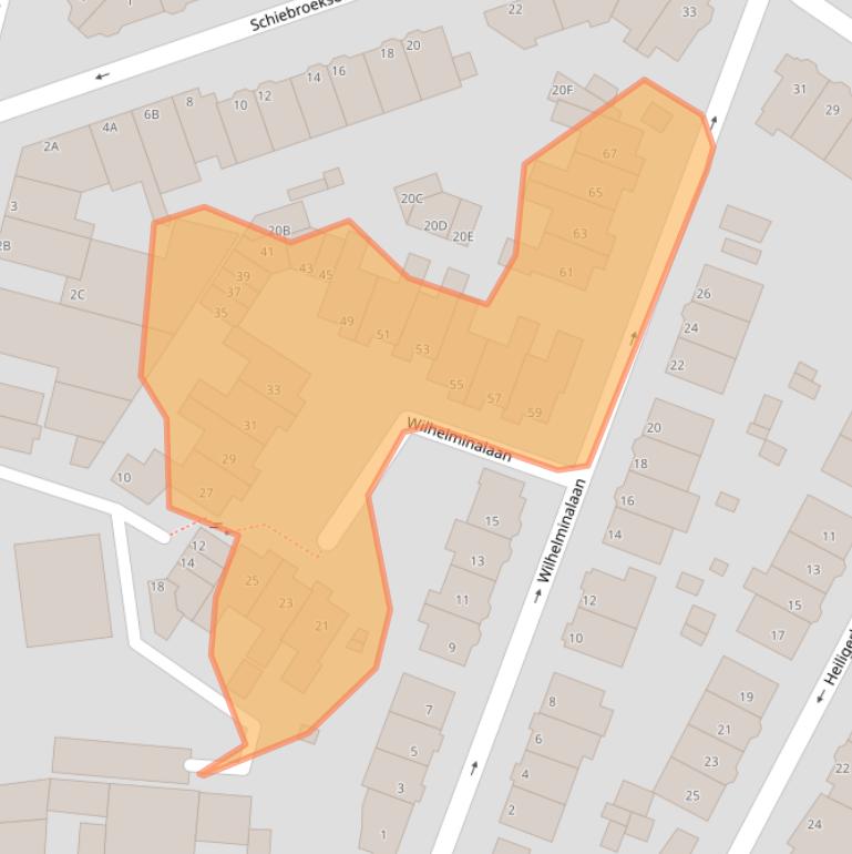 Kaart van postcodegebied 3051JT.