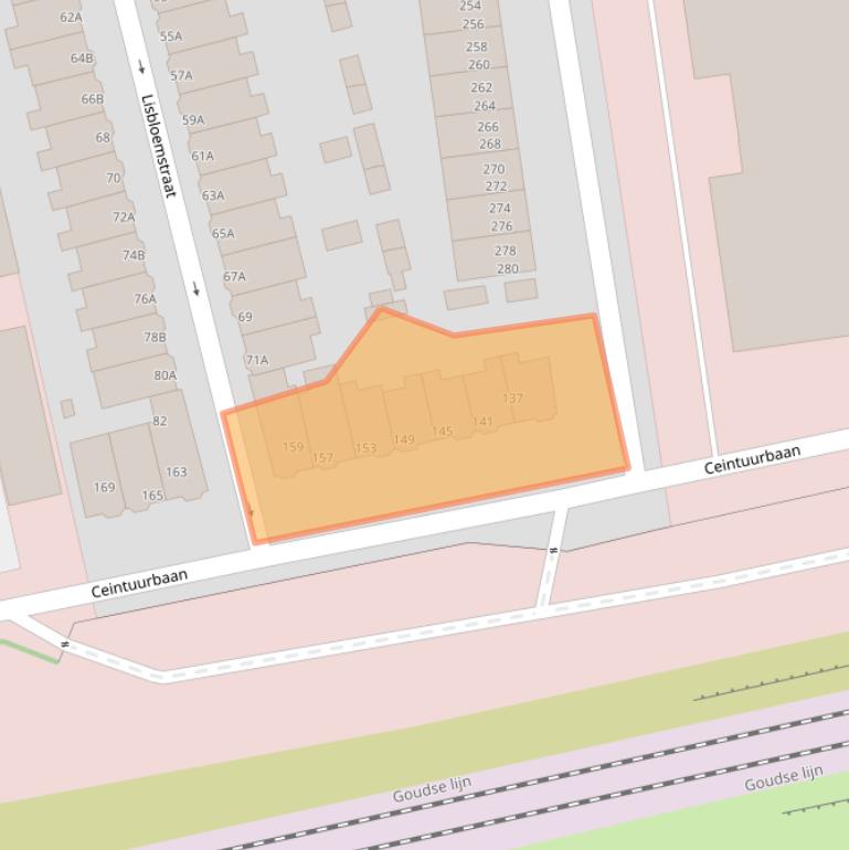 Kaart van postcodegebied 3051KB.