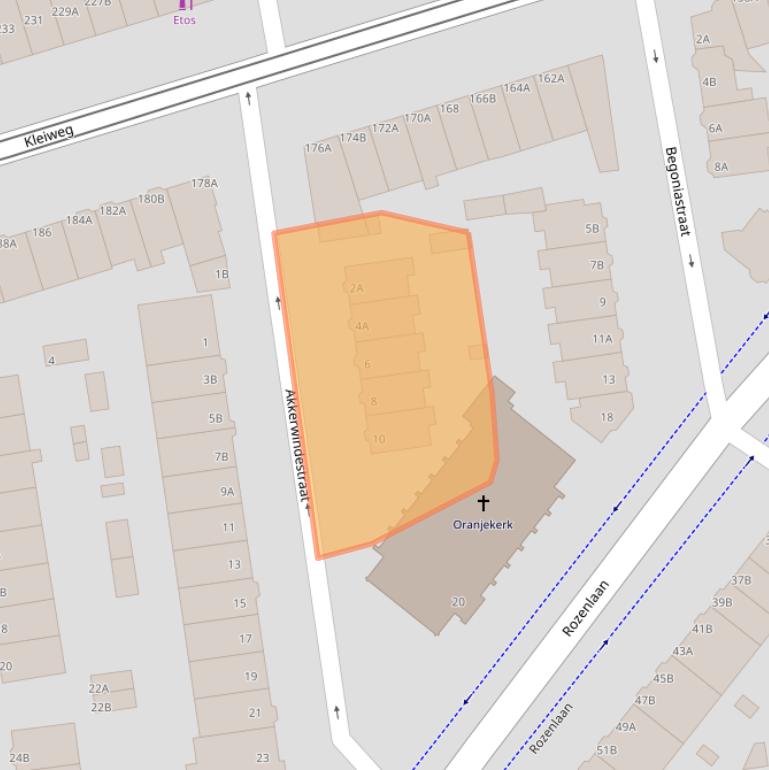 Kaart van postcodegebied 3051LB.