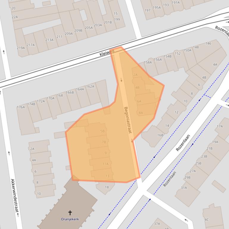 Kaart van postcodegebied 3051LC.