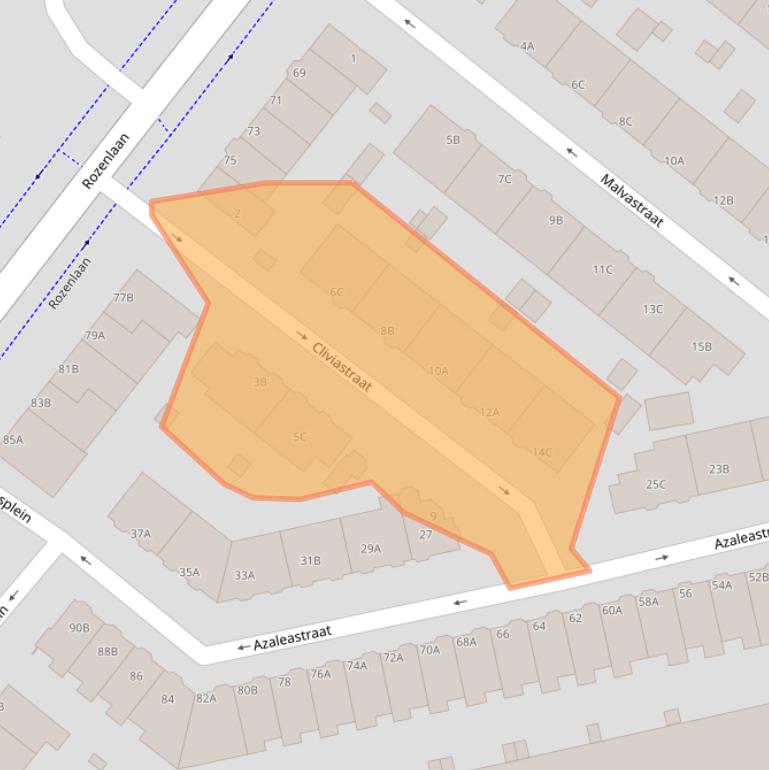 Kaart van postcodegebied 3051NA.