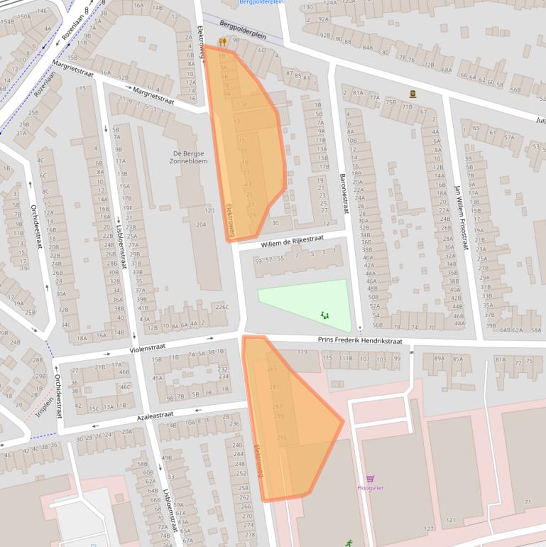 Kaart van postcodegebied 3051NB.
