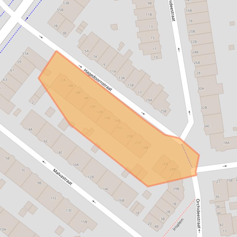 Kaart van postcodegebied 3051NG.
