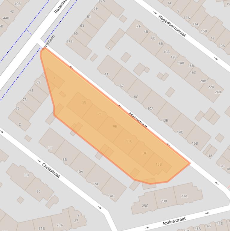 Kaart van postcodegebied 3051NH.