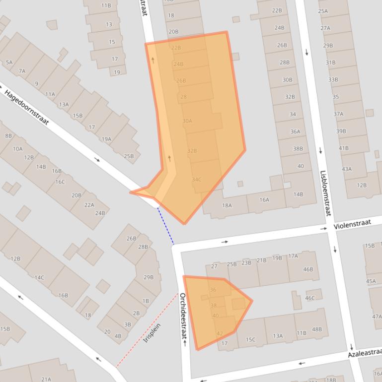 Kaart van postcodegebied 3051NM.