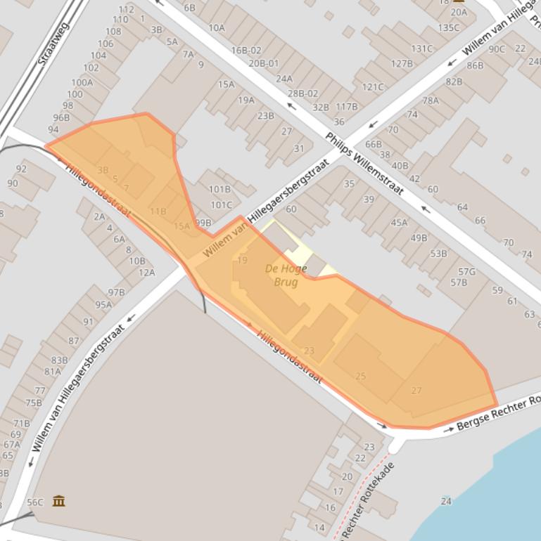 Kaart van postcodegebied 3051PA.