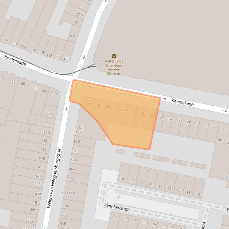 Kaart van postcodegebied 3051PE.