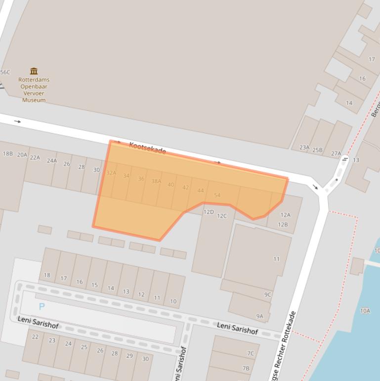 Kaart van postcodegebied 3051PG.