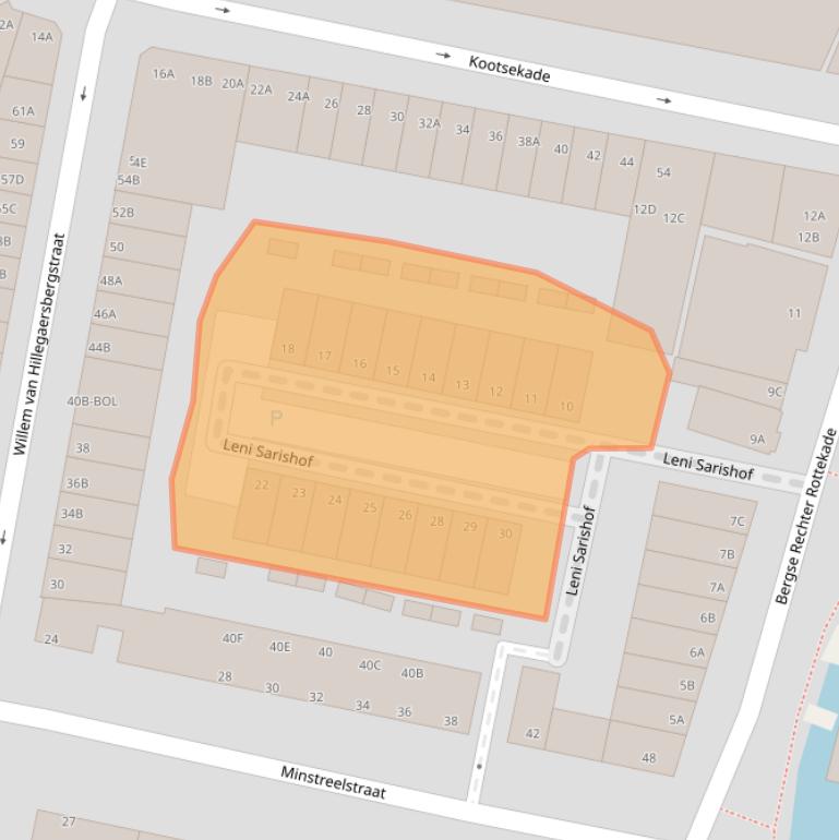 Kaart van postcodegebied 3051PT.