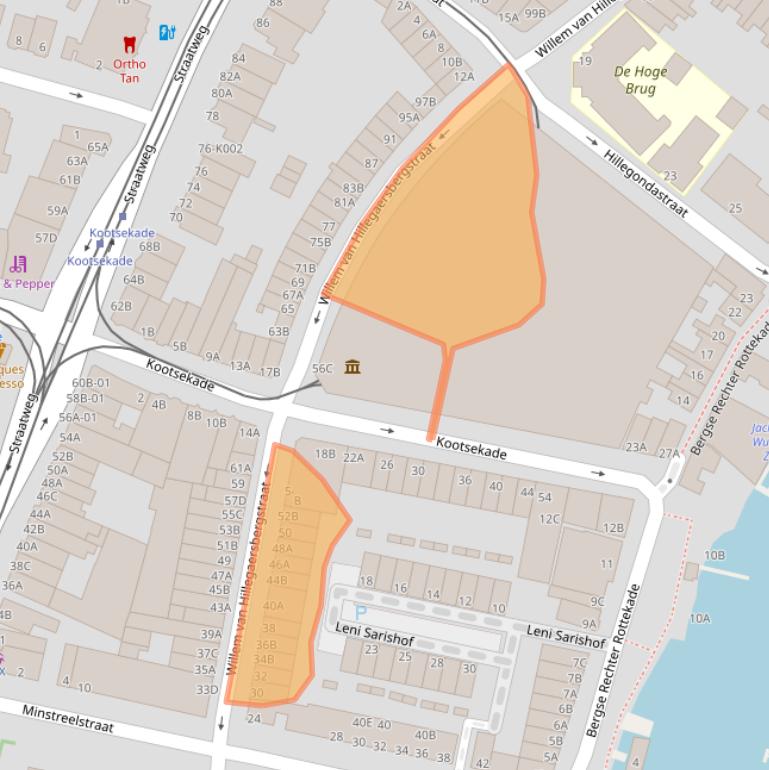 Kaart van postcodegebied 3051RK.
