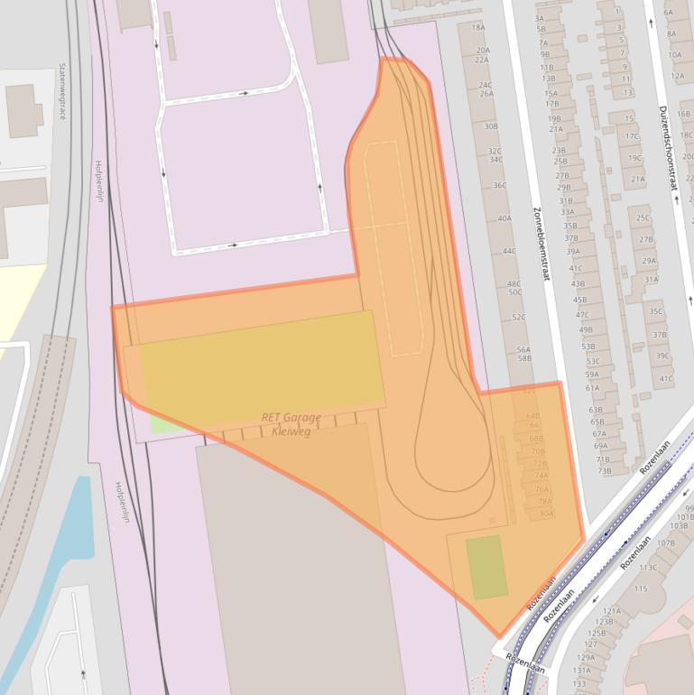 Kaart van postcodegebied 3051SZ.