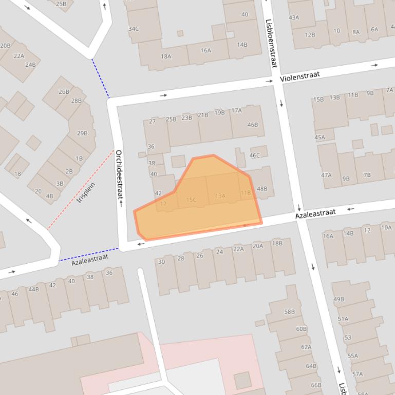 Kaart van postcodegebied 3051TB.