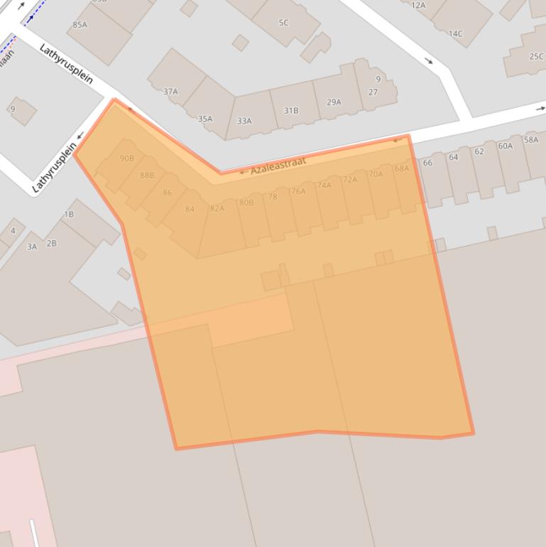 Kaart van postcodegebied 3051TJ.