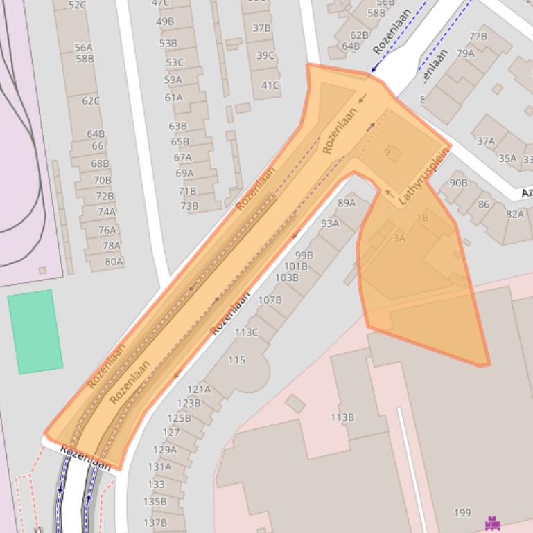 Kaart van postcodegebied 3051TL.