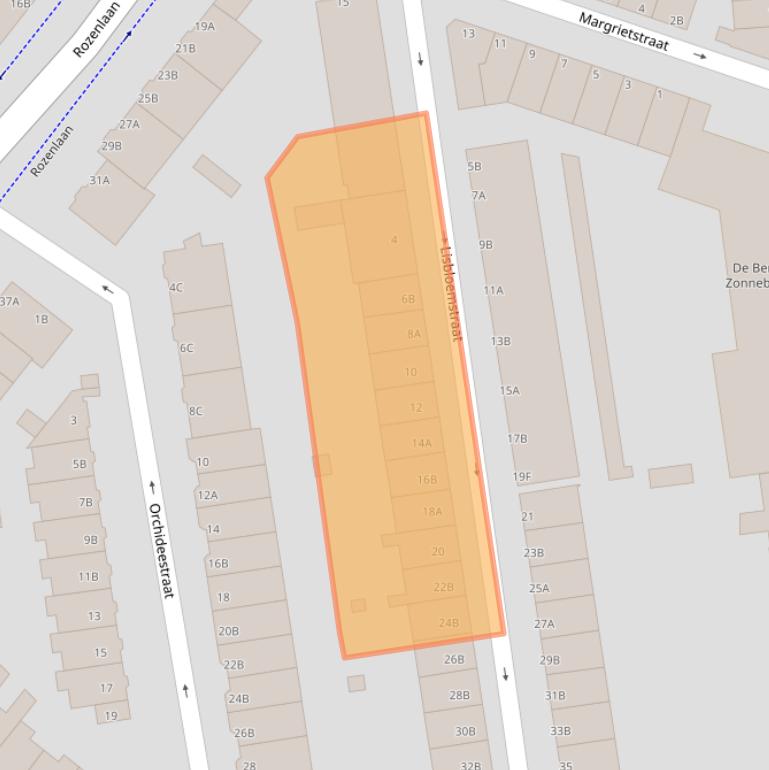 Kaart van postcodegebied 3051TR.