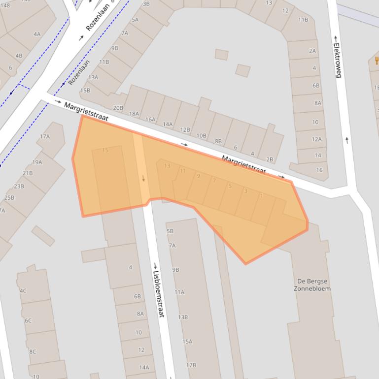 Kaart van postcodegebied 3051TV.