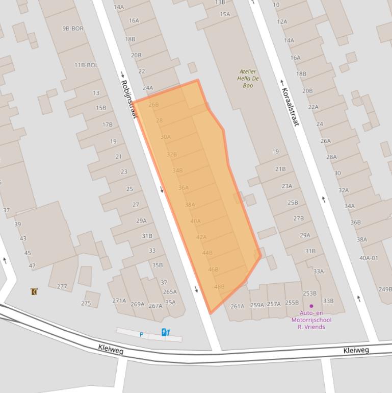 Kaart van postcodegebied 3051VN.