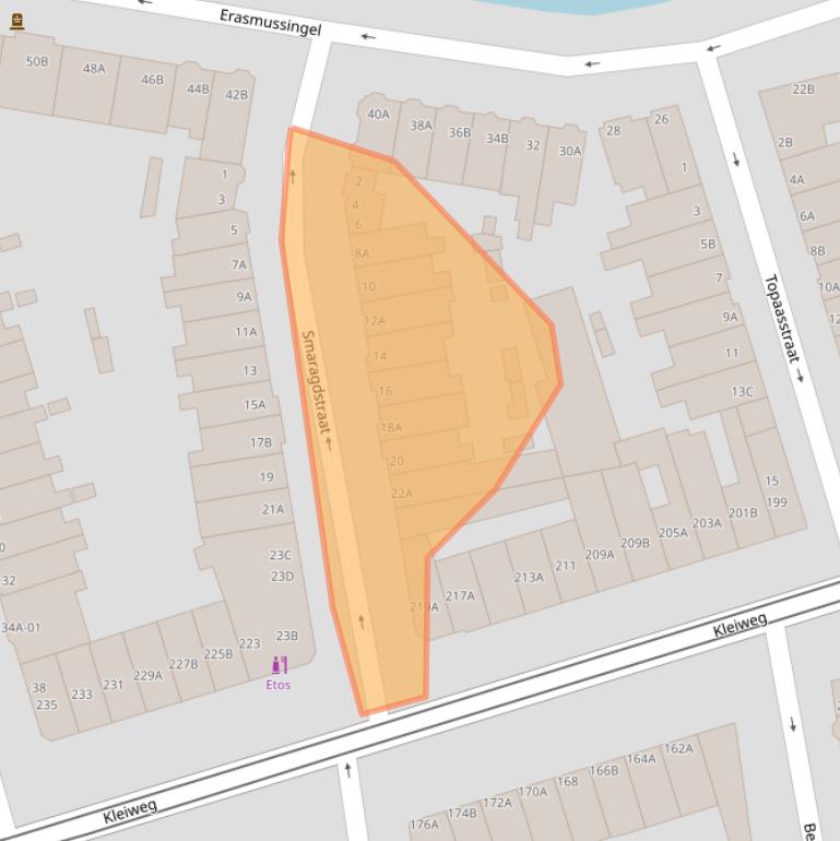 Kaart van postcodegebied 3051VR.