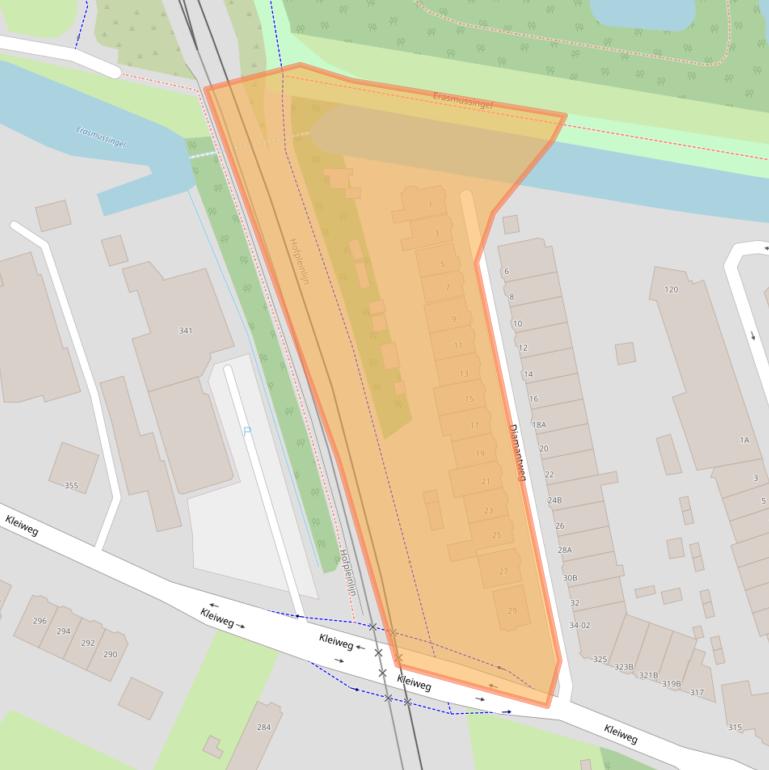 Kaart van postcodegebied 3051XA.