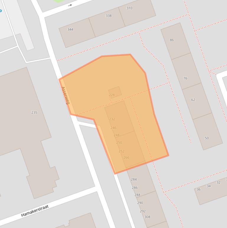 Kaart van postcodegebied 3052AE.