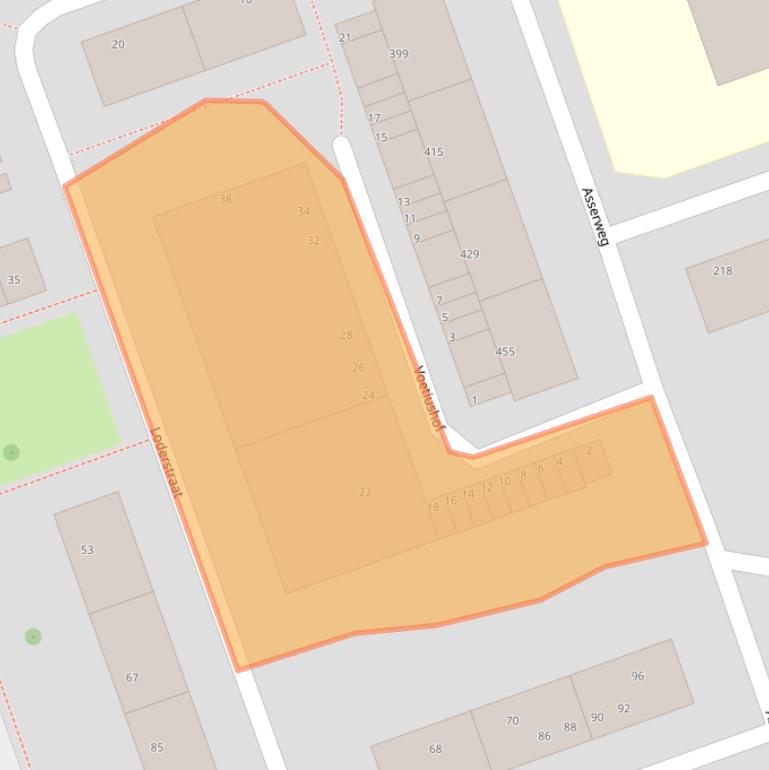 Kaart van postcodegebied 3052AW.