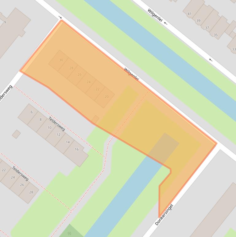 Kaart van postcodegebied 3052CD.