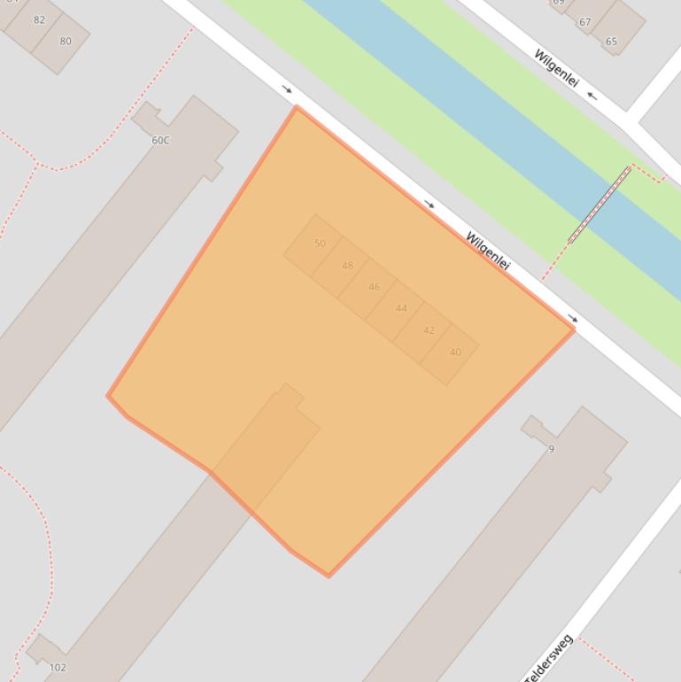 Kaart van postcodegebied 3052CE.