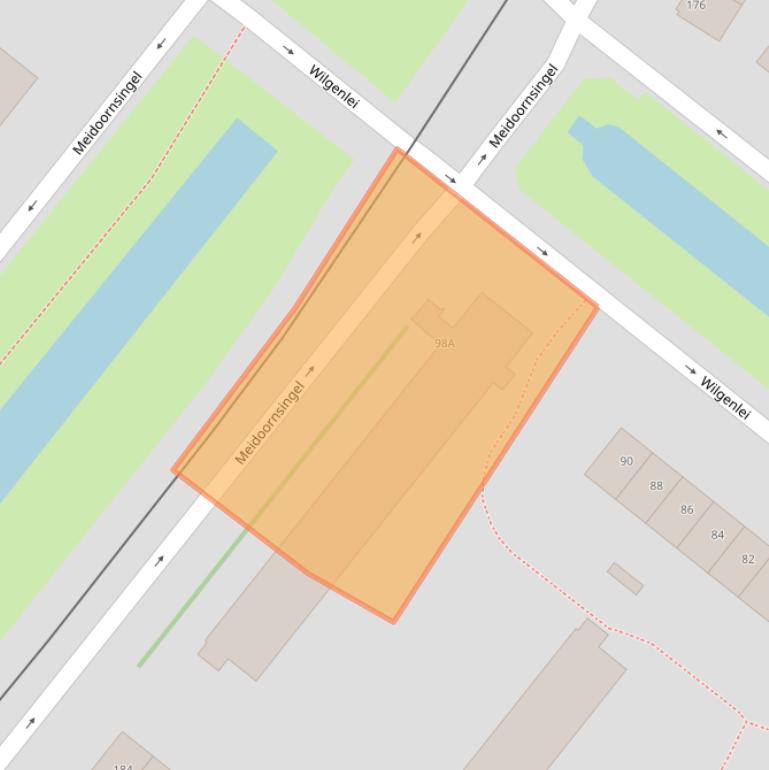 Kaart van postcodegebied 3052CJ.