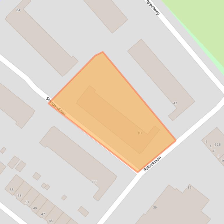 Kaart van postcodegebied 3052HH.