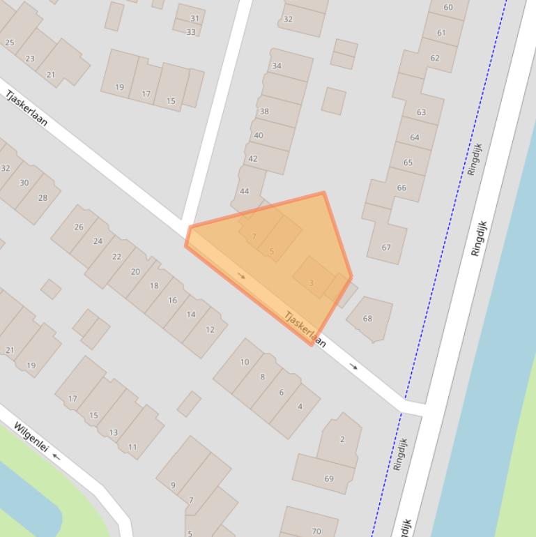 Kaart van postcodegebied 3052HL.