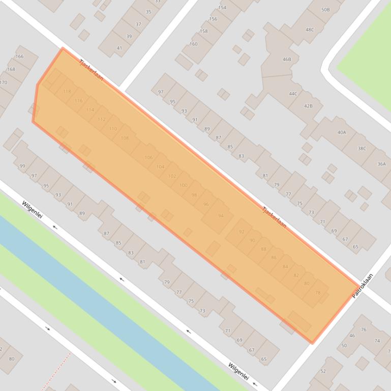 Kaart van postcodegebied 3052HS.