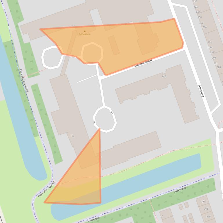 Kaart van postcodegebied 3052JA.