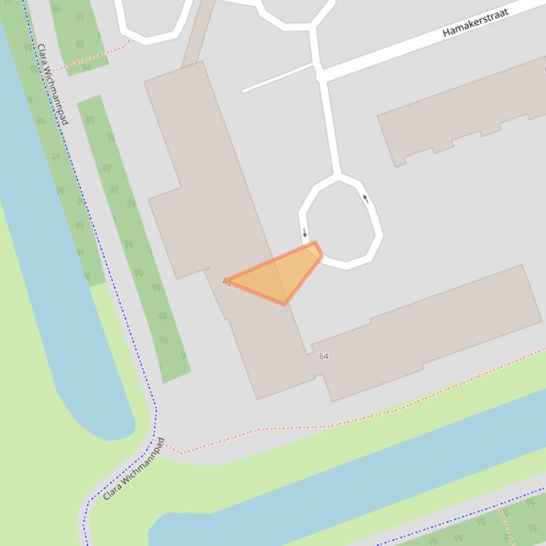 Kaart van postcodegebied 3052JH.