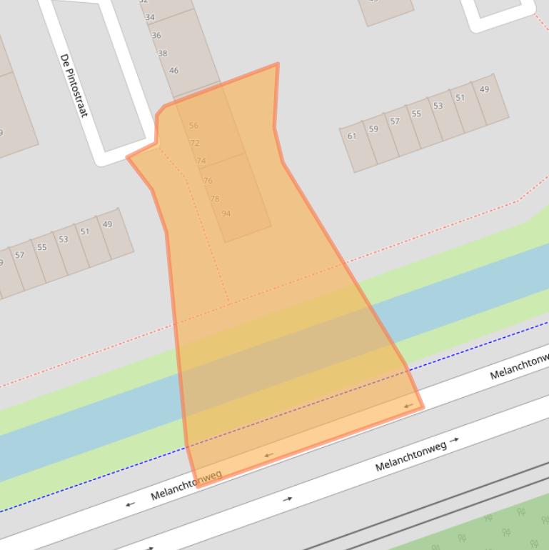 Kaart van postcodegebied 3052NP.