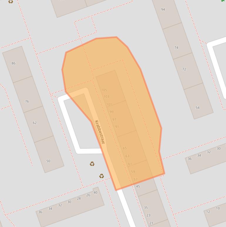 Kaart van postcodegebied 3052NS.