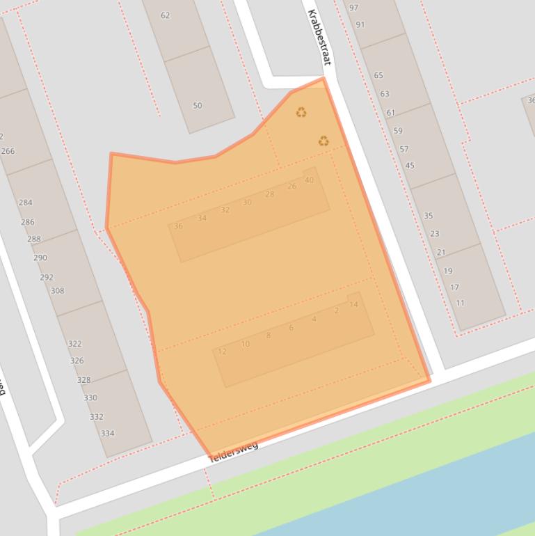 Kaart van postcodegebied 3052NT.