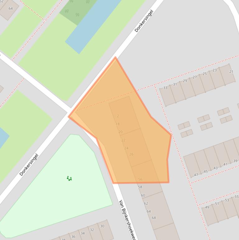 Kaart van postcodegebied 3052PC.