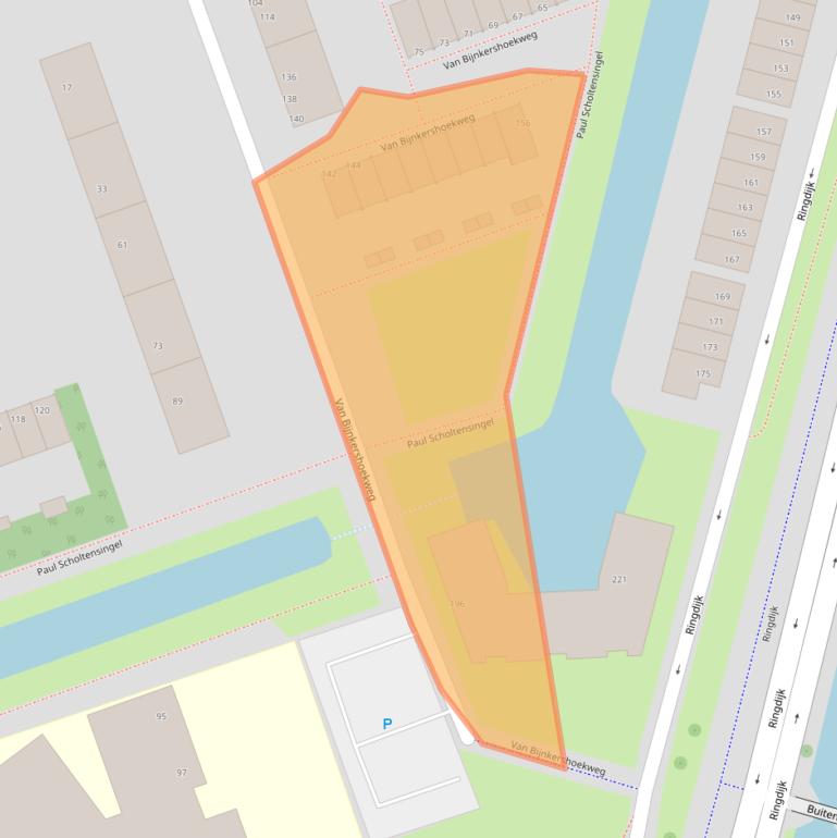 Kaart van postcodegebied 3052PG.